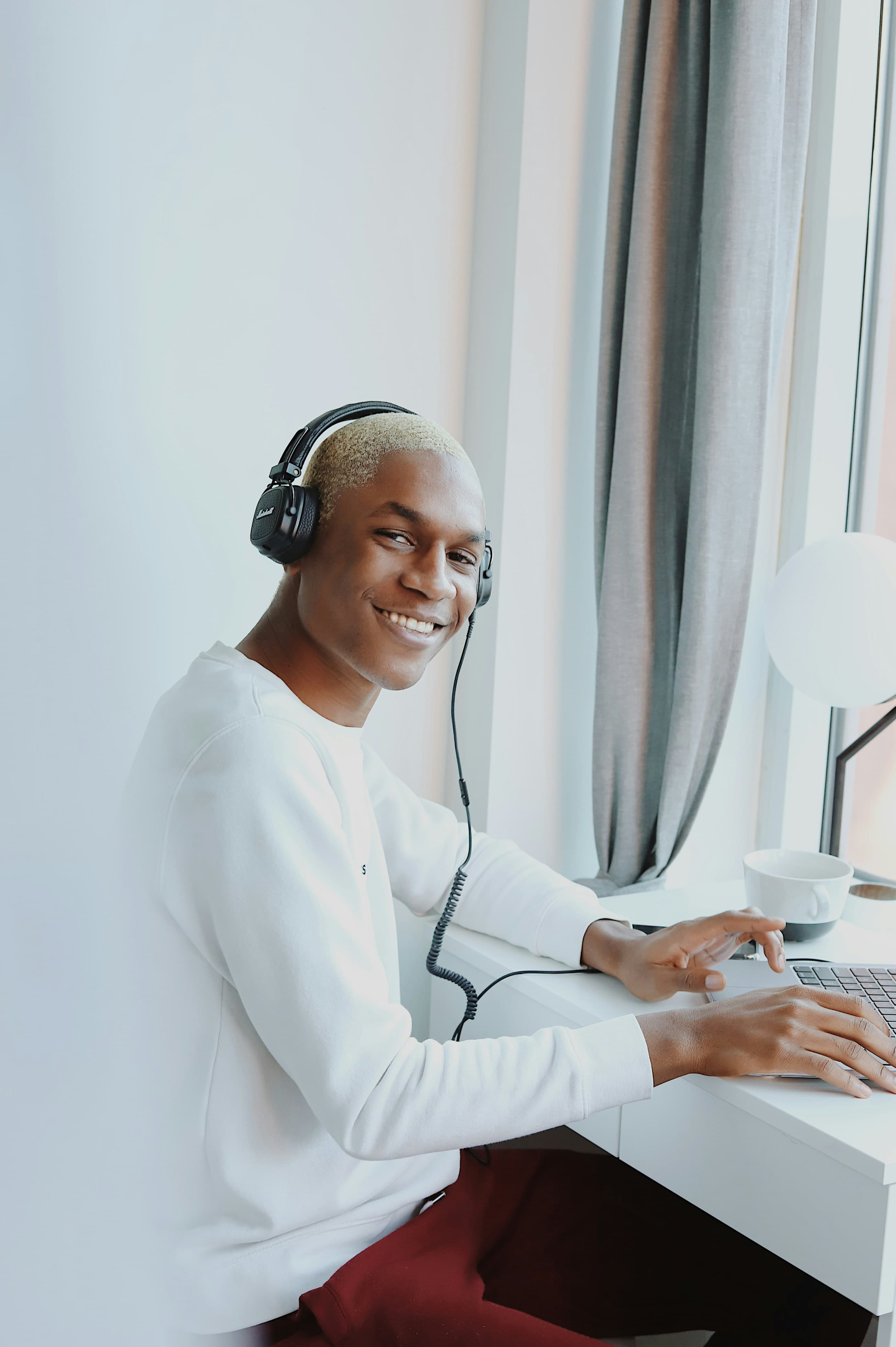 Professional working at desk