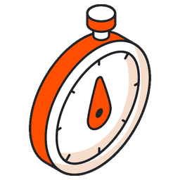 Hourglass icon representing time to react