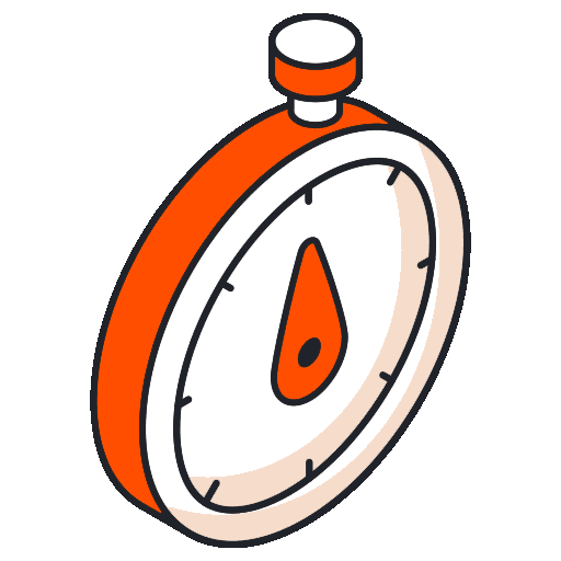 Hourglass icon representing time to react