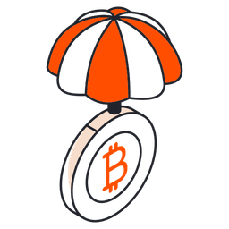 Umbrella icon representing protection from liquidation