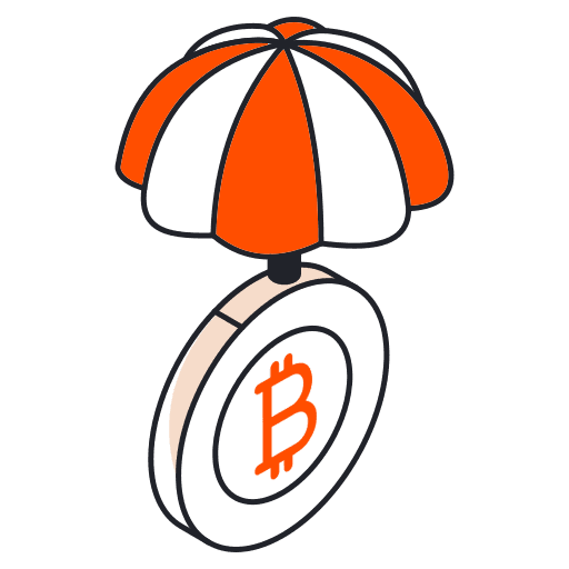 Umbrella icon representing protection from liquidation